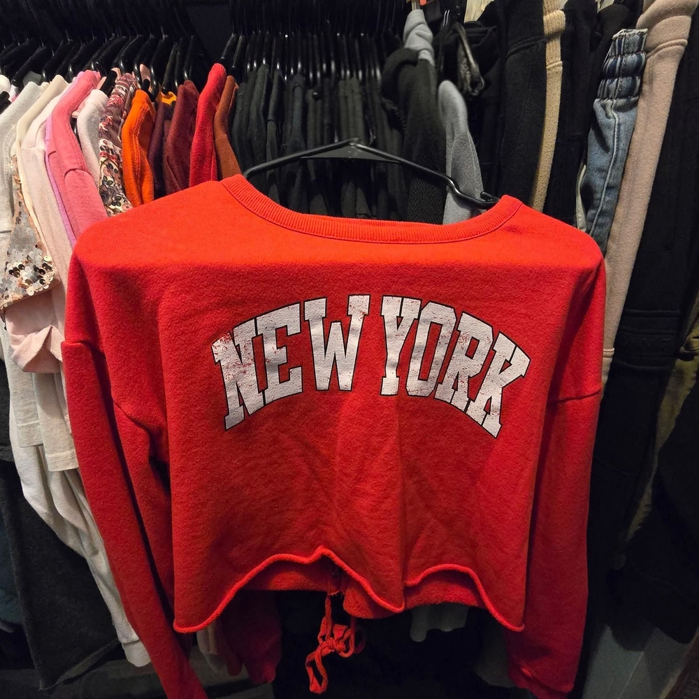 Red New York Women's Top